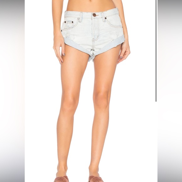 One Teaspoon light blue bandits, sz 28 - Picture 1 of 9